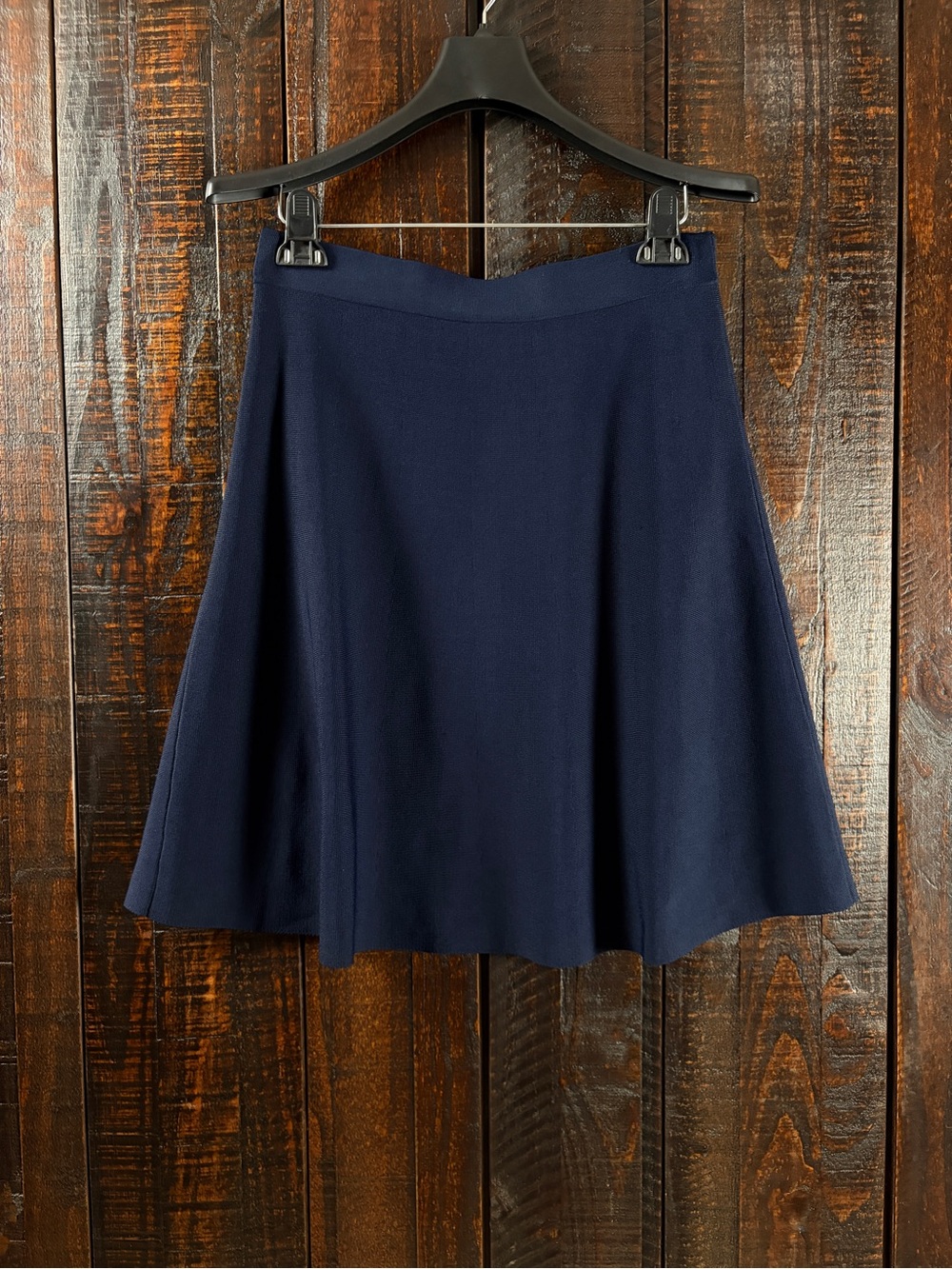 CAbi Dame Navy A-Line Skirt - Medium